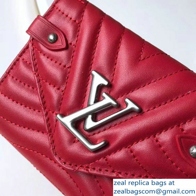 Louis Vuitton New Wave Compact Wallet M63428 Red 2018 - Click Image to Close