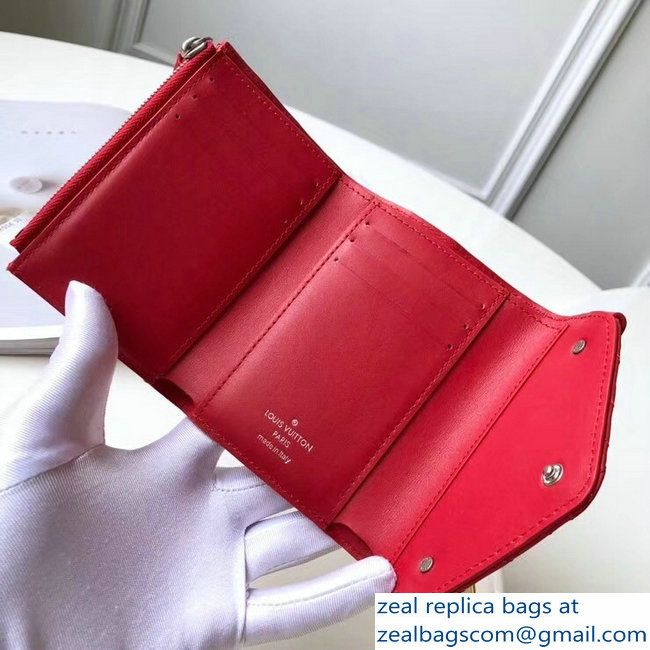 Louis Vuitton New Wave Compact Wallet M63428 Red 2018 - Click Image to Close