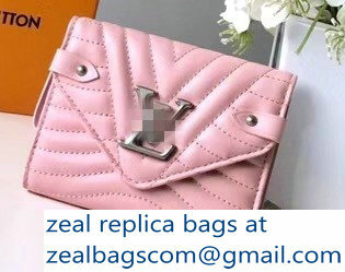 Louis Vuitton New Wave Compact Wallet M63730 Pink 2018