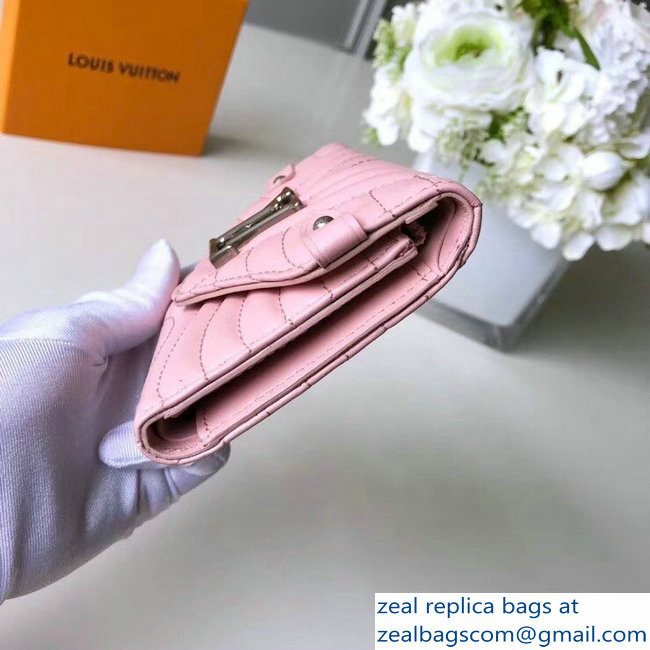 Louis Vuitton New Wave Compact Wallet M63730 Pink 2018