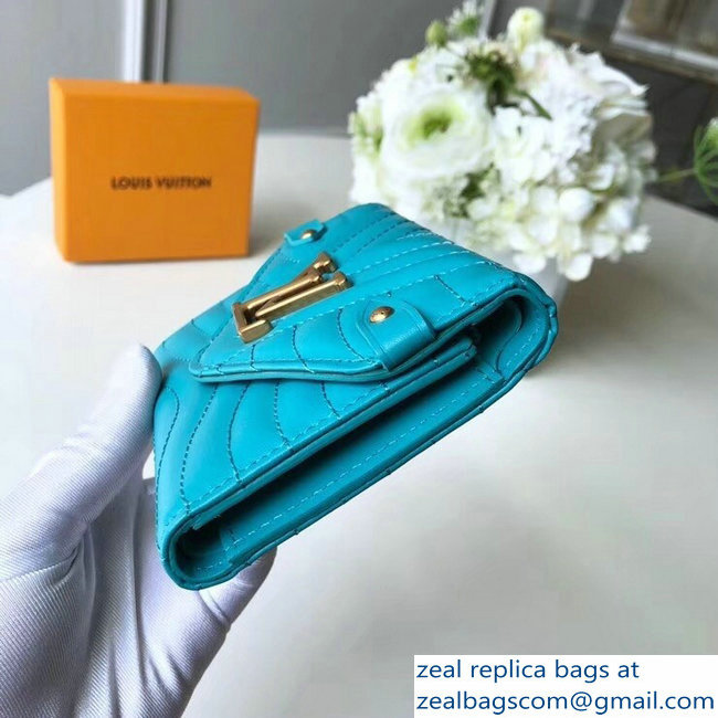 Louis Vuitton New Wave Compact Wallet Malibu Green 2018