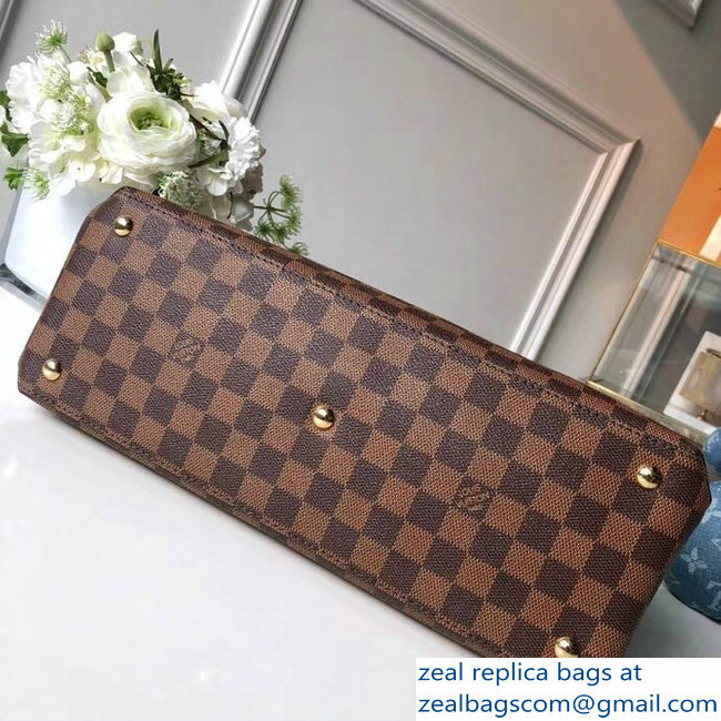 Louis Vuitton Damier Ebene Canvas LV Riverside Tote Bag N40050 Noir 2018 - Click Image to Close