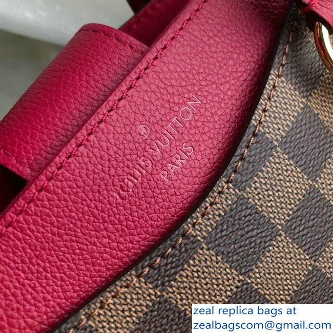 Louis Vuitton Damier Ebene Canvas LV Riverside Tote Bag N40052 Lie de Vin 2018