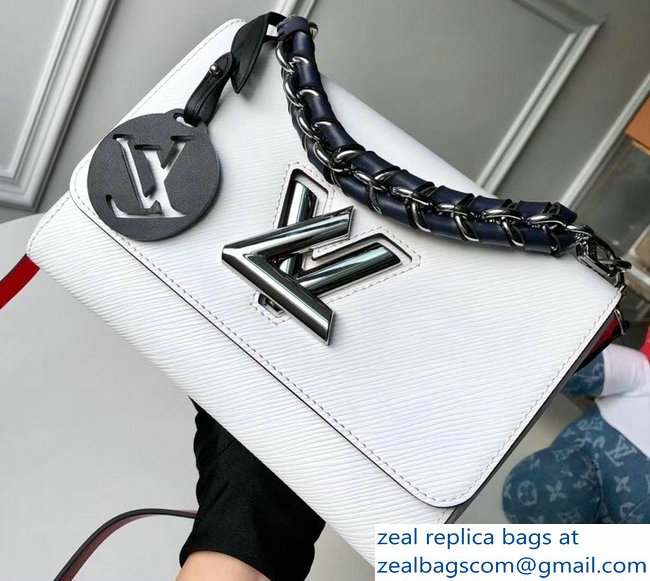 Louis Vuitton Epi Charm Twist MM Bag Blanc 2018 - Click Image to Close