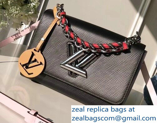 Louis Vuitton Epi Charm Twist MM Bag M52503 Noir 2018 - Click Image to Close