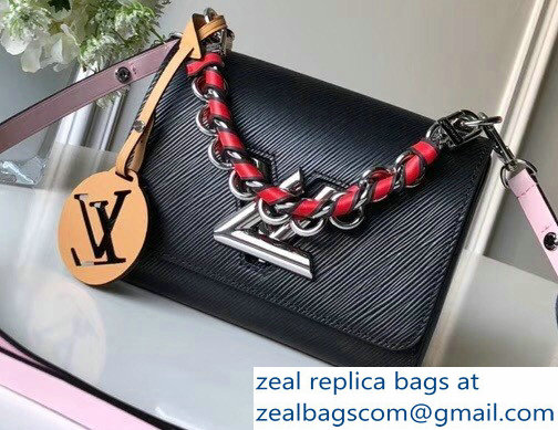 Louis Vuitton Epi Charm Twist PM Bag Noir 2018 - Click Image to Close