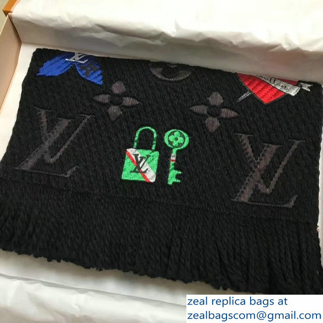 Louis Vuitton LV Stories Logomania Scarf M71060 2018