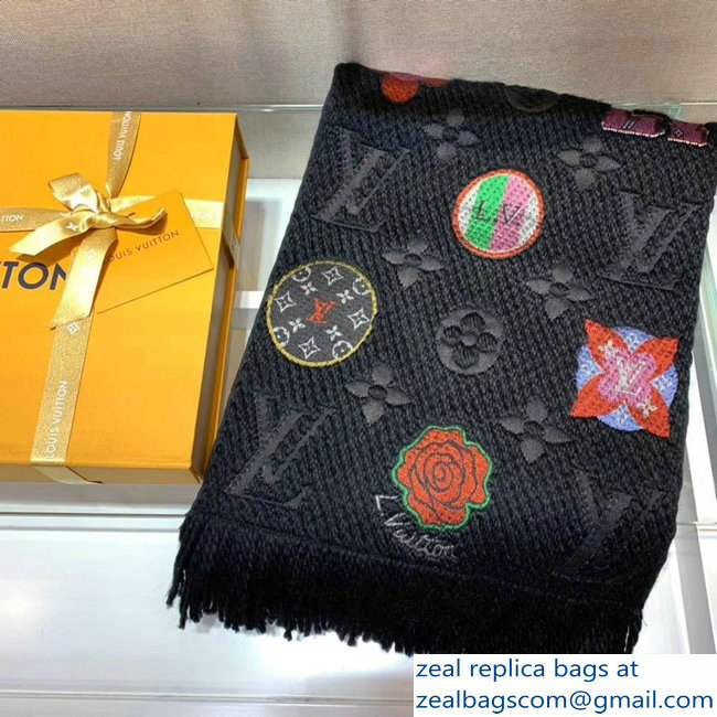 Louis Vuitton LV Stories Logomania Scarf M71060 2018