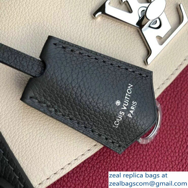 Louis Vuitton Lockme Ever Bag M52431 Lie De Vin Etain Creme 2018