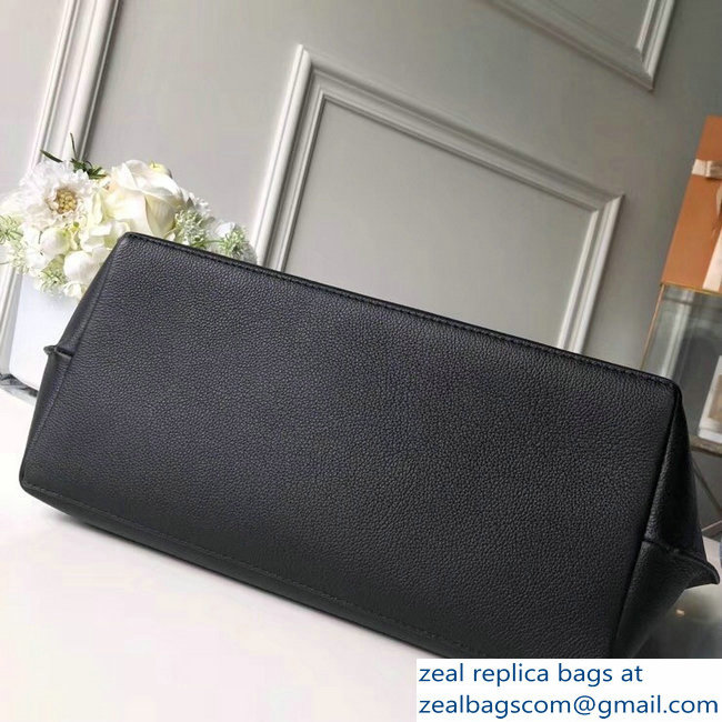 Louis Vuitton Lockme Go Tote Bag M55028 Black 2018 - Click Image to Close