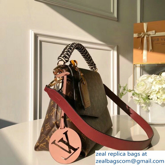 Louis Vuitton Monogram Canvas Braided Handle Beaubourg MM Bag M43953 White 2018 - Click Image to Close