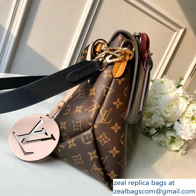 Louis Vuitton Monogram Canvas Braided Handle Beaubourg MM Bag M43953 Yellow 2018 - Click Image to Close