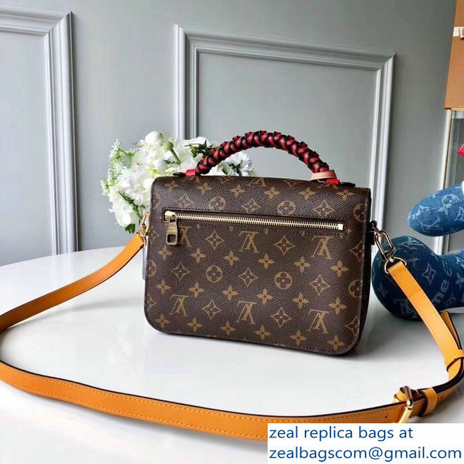 Louis Vuitton Monogram Canvas Braided Handle Pochette Metis Bag M43984 2018