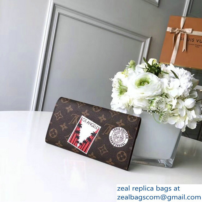 Louis Vuitton Monogram Canvas Sarah Wallet My LV World Tour Grand Hotel 2018