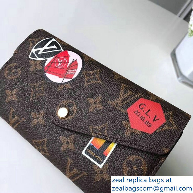 Louis Vuitton Monogram Canvas Sarah Wallet My LV World Tour Grand Hotel 2018 - Click Image to Close