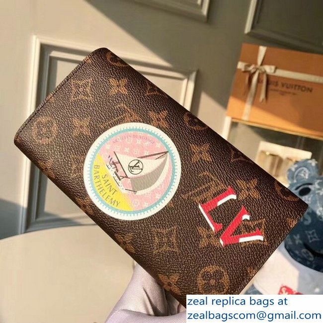 Louis Vuitton Monogram Canvas Sarah Wallet My LV World Tour Manga Cat 2018 - Click Image to Close