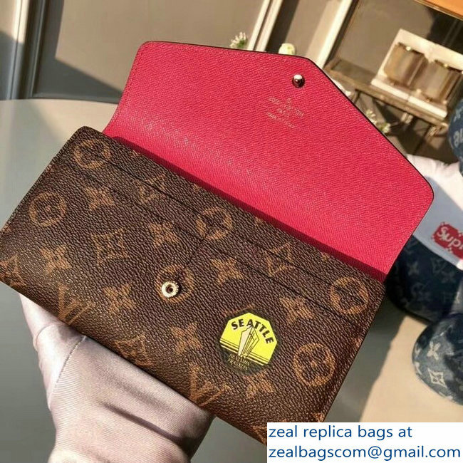 Louis Vuitton Monogram Canvas Sarah Wallet My LV World Tour Palm Trees 2018 - Click Image to Close