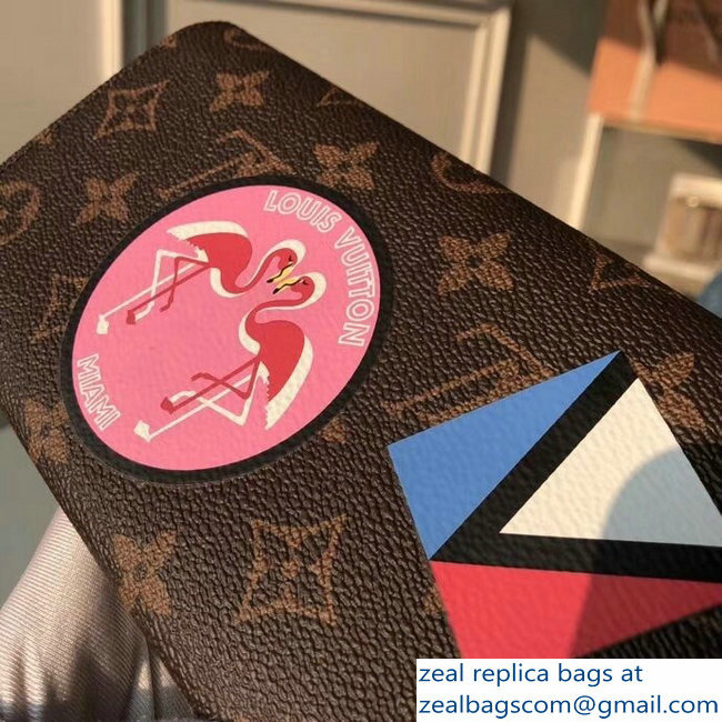 Louis Vuitton Monogram Canvas Sarah Wallet My LV World Tour Palm Trees 2018 - Click Image to Close