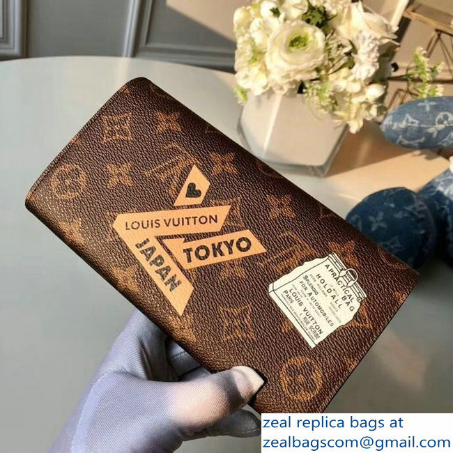 Louis Vuitton Monogram Canvas Sarah Wallet My LV World Tour Sitting Dog 2018 - Click Image to Close