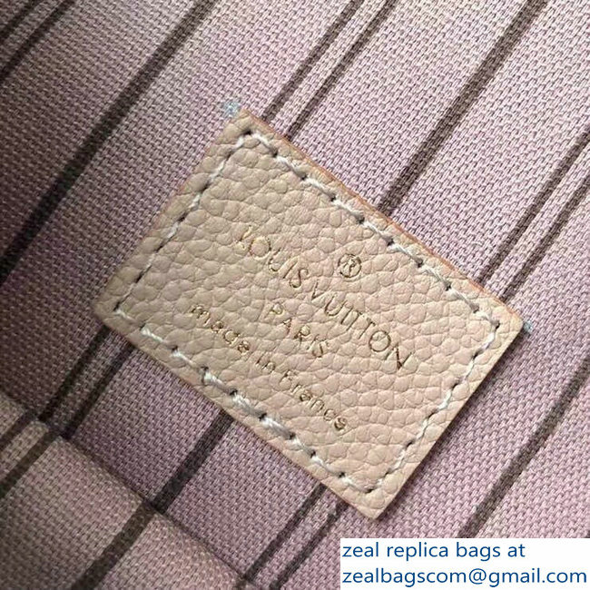 Louis Vuitton Monogram Empreinte Braided Handle Pochette Metis Bag M43941 Vison 2018 - Click Image to Close
