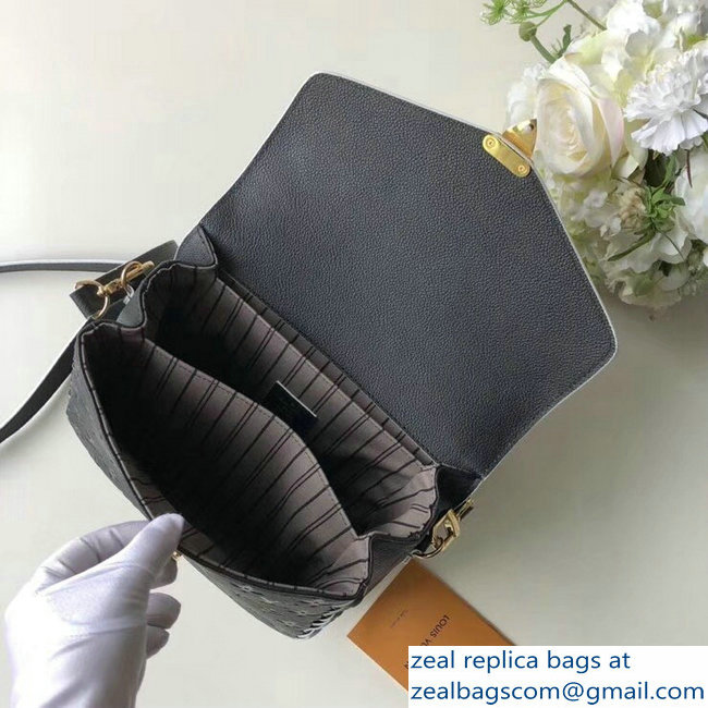 Louis Vuitton Monogram Empreinte Braided Handle Pochette Metis Bag M43942 Noir 2018 - Click Image to Close