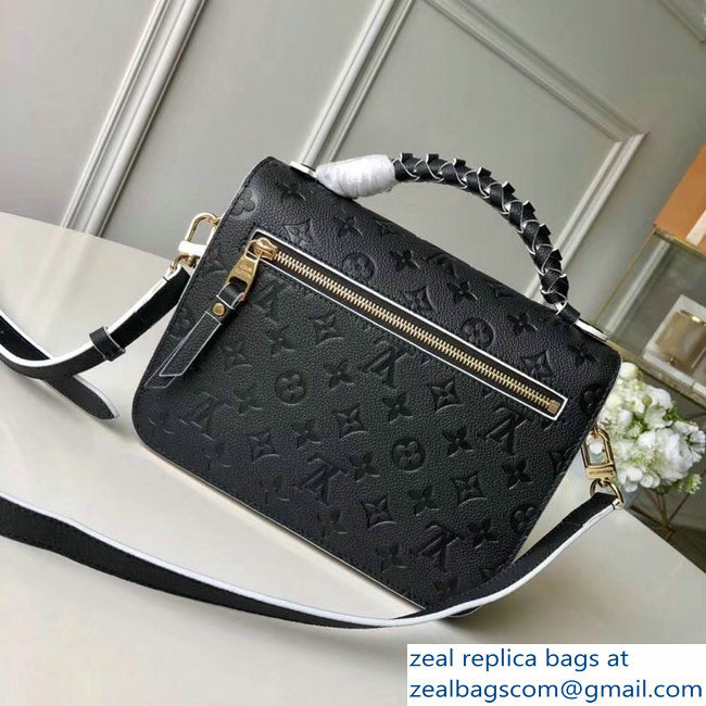 Louis Vuitton Monogram Empreinte Braided Handle Pochette Metis Bag M43942 Noir 2018 - Click Image to Close