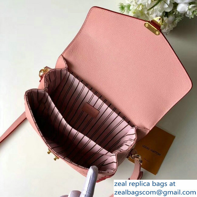 Louis Vuitton Monogram Empreinte Braided Handle Pochette Metis Bag Pink 2018