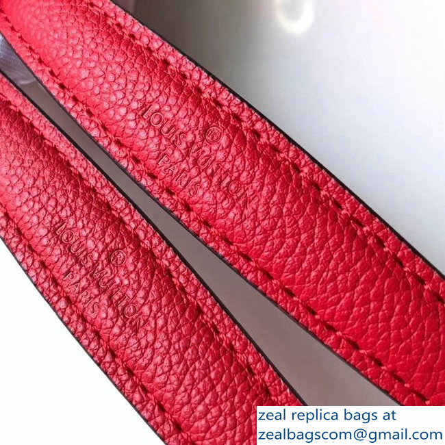 Louis Vuitton Monogram Empreinte Vavin PM Bag M43936 Scarlet 2018 - Click Image to Close