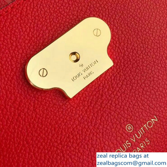 Louis Vuitton Monogram Empreinte Vavin PM Bag M43936 Scarlet 2018 - Click Image to Close