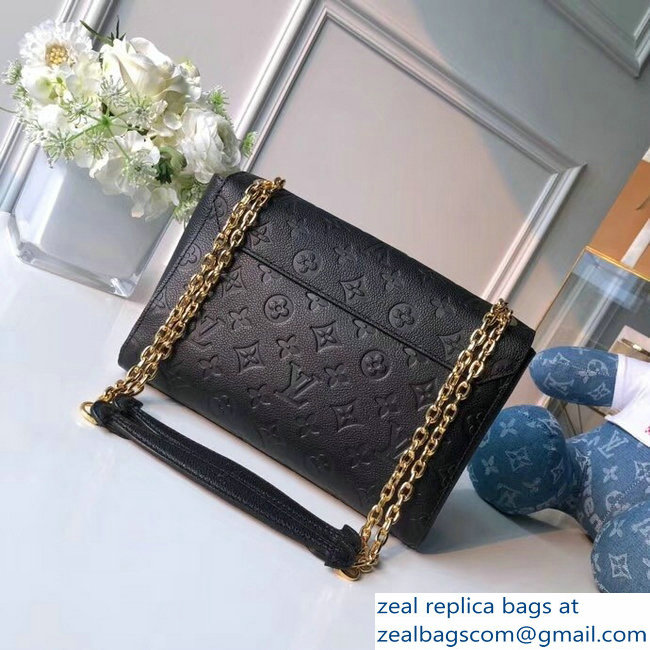 Louis Vuitton Monogram Empreinte Vavin PM Bag M44151 Noir 2018 - Click Image to Close