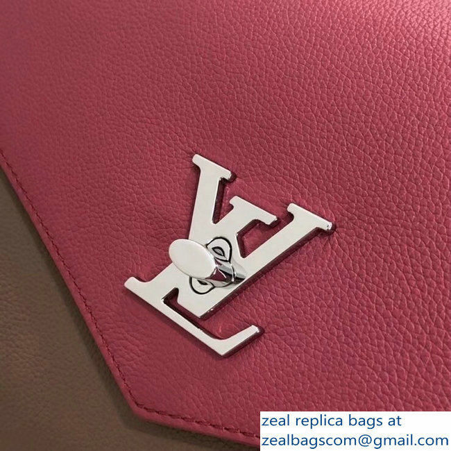 Louis Vuitton Mylockme Bag Fuchsia/Camel 2018 - Click Image to Close