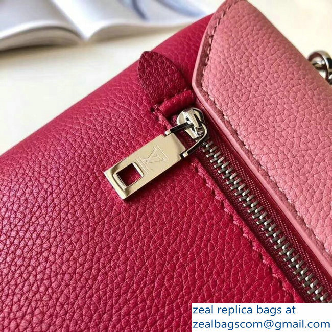 Louis Vuitton Mylockme Bag M51490 Rose Boudoir Lie de Vin 2018 - Click Image to Close