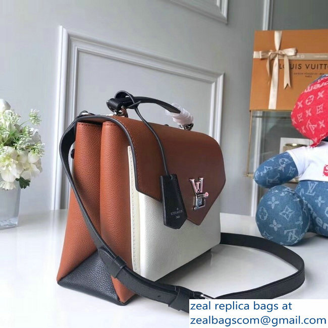 Louis Vuitton Mylockme Bag M52406 Caramel Creme Noir 2018 - Click Image to Close
