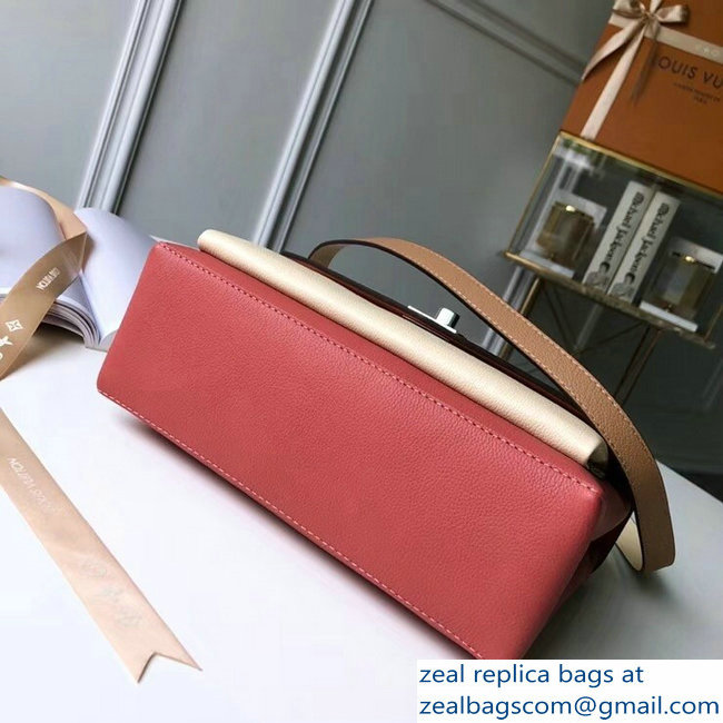 Louis Vuitton Mylockme Bag M53506 Vieux Rose Sesame Creme 2018 - Click Image to Close