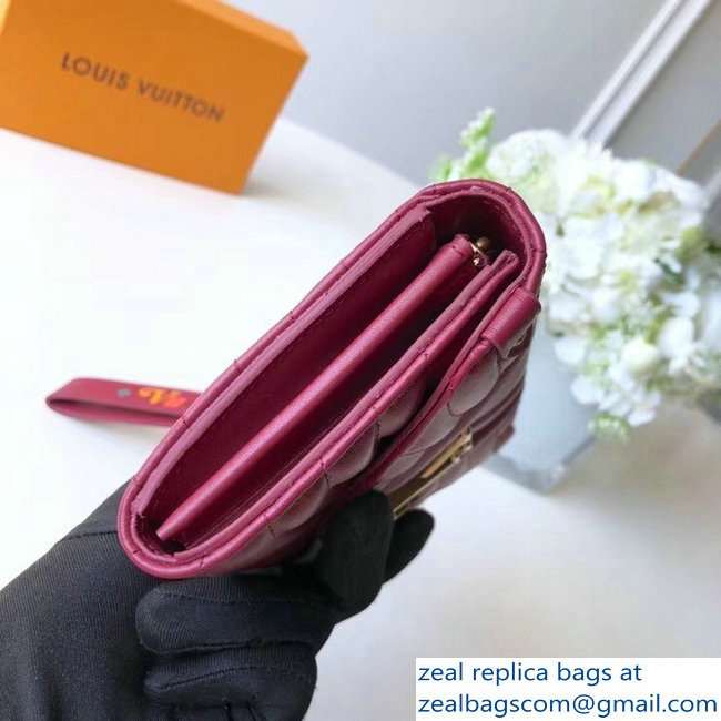 Louis Vuitton New Wave Long Wallet Burgundy 2018