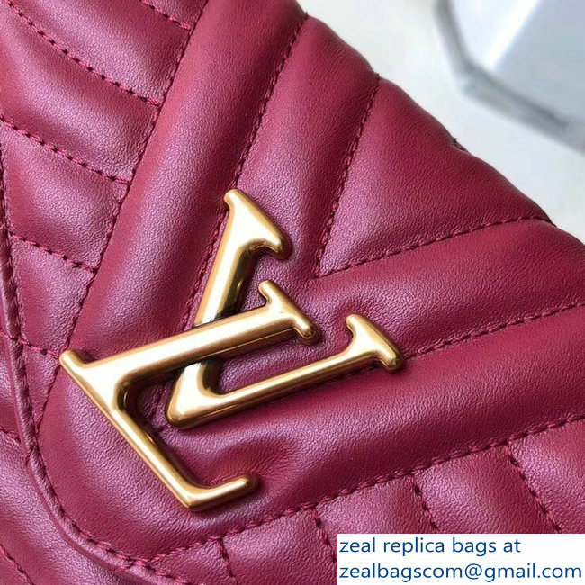 Louis Vuitton New Wave Long Wallet Burgundy 2018