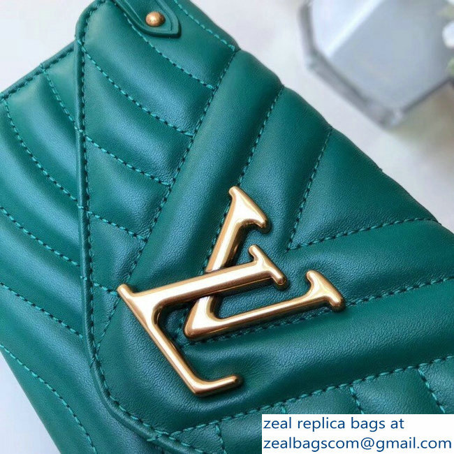 Louis Vuitton New Wave Long Wallet Green 2018