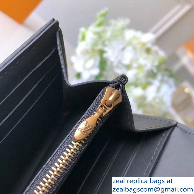 Louis Vuitton New Wave Long Wallet M63298 Black 2018 - Click Image to Close