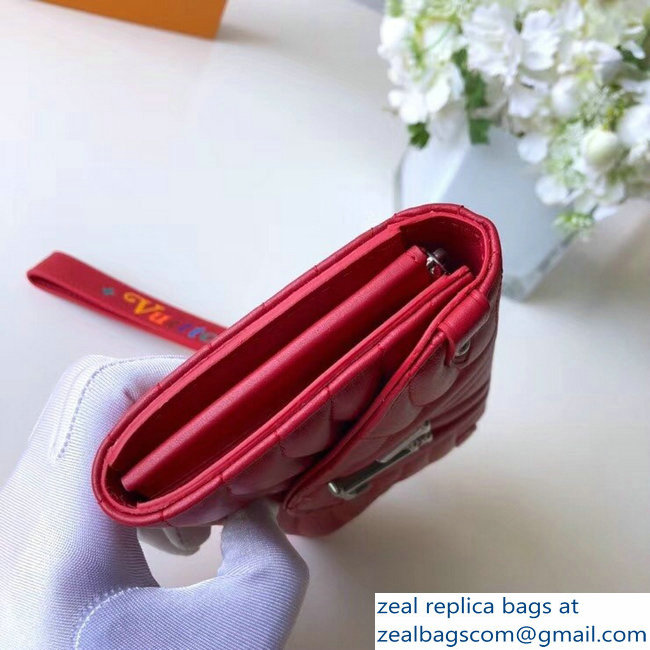 Louis Vuitton New Wave Long Wallet M63299 Red 2018 - Click Image to Close
