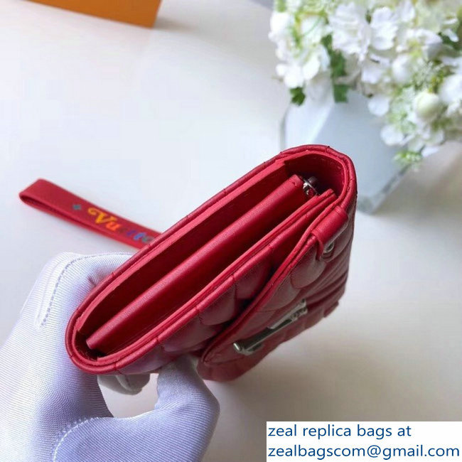 Louis Vuitton New Wave Long Wallet M63299 Red 2018