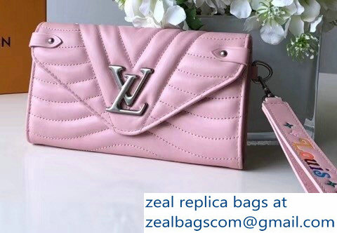 Louis Vuitton New Wave Long Wallet M63729 Pink 2018 - Click Image to Close