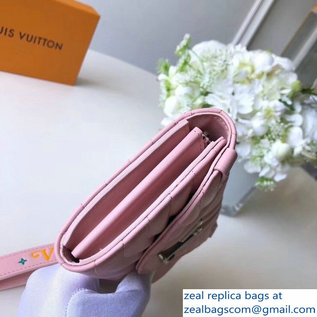 Louis Vuitton New Wave Long Wallet M63729 Pink 2018 - Click Image to Close