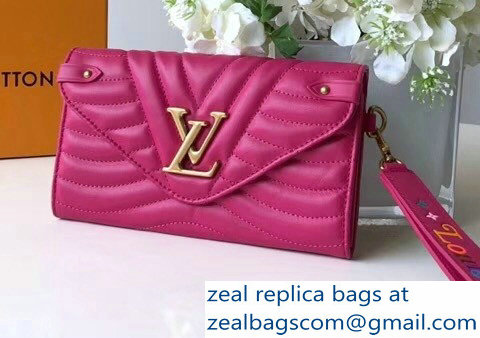 Louis Vuitton New Wave Long Wallet M63820 Fuchsia 2018 - Click Image to Close