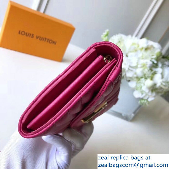 Louis Vuitton New Wave Long Wallet M63820 Fuchsia 2018