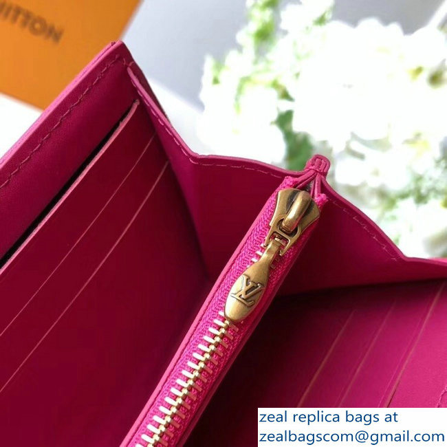 Louis Vuitton New Wave Long Wallet M63820 Fuchsia 2018