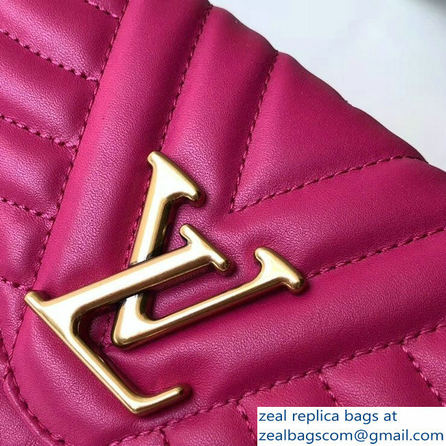 Louis Vuitton New Wave Long Wallet M63820 Fuchsia 2018