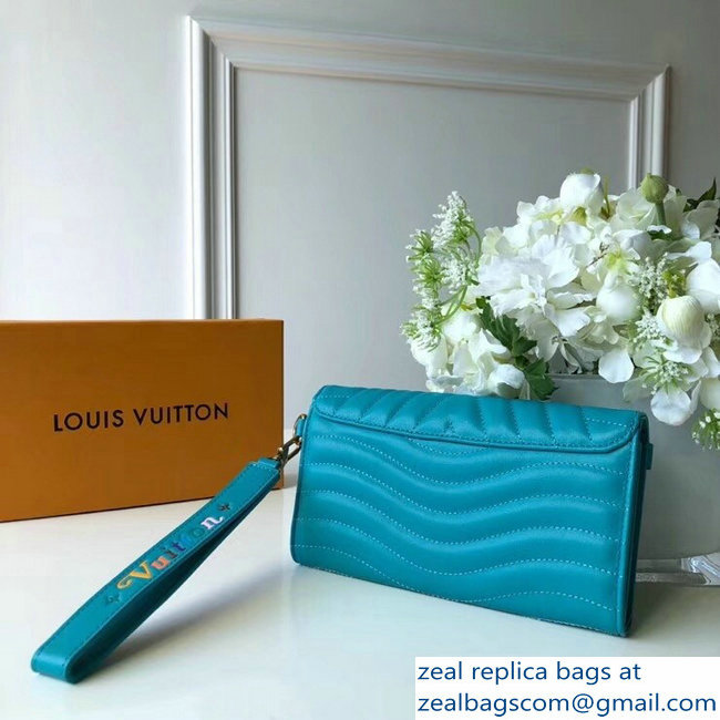 Louis Vuitton New Wave Long Wallet Malibu Green 2018 - Click Image to Close