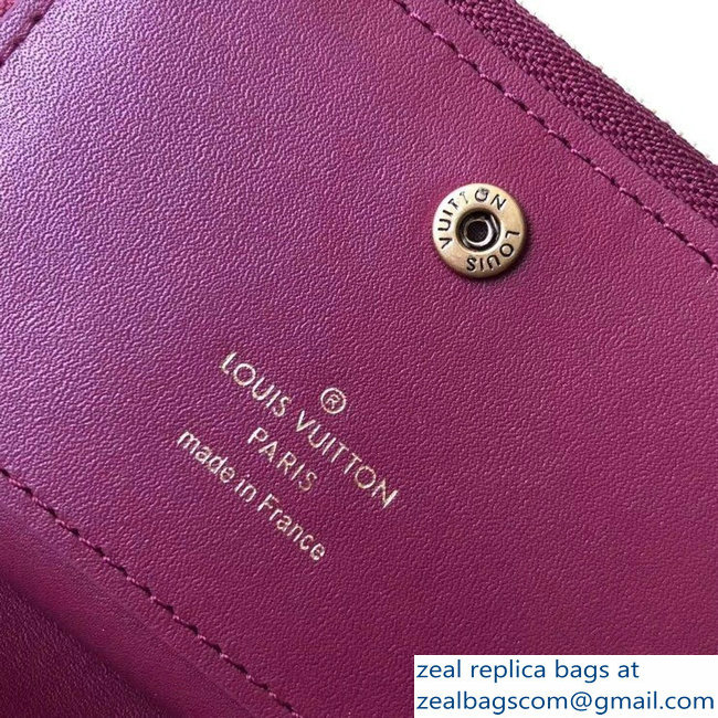 Louis Vuitton New Wave Zipped Compact Wallet Burgundy 2018