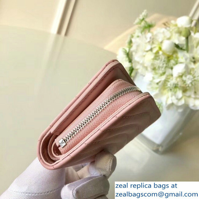 Louis Vuitton New Wave Zipped Compact Wallet M63791 Pink 2018 - Click Image to Close