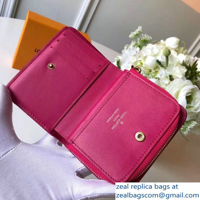 Louis Vuitton New Wave Zipped Compact Wallet M63835 Fuchsia 2018 - Click Image to Close